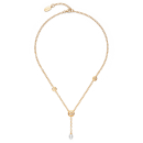 925/- Collier vg. matt/Poliert, Perle 3,43, 46+4cm