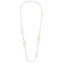 925/- Collier, vg. matt./Poliert, 97cm