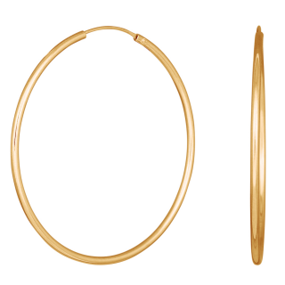 Vergoldete Silber Creolen 30mm HOOP52