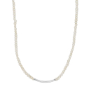 Rhod. Silberhalskette PEARL52