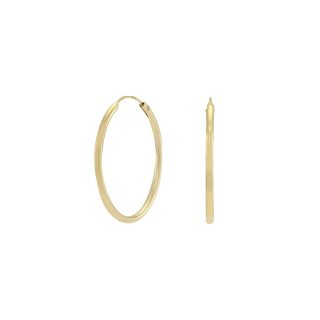 Vergoldete Silber Creolen 25mm HOOPS52