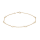 8kt. Goldarmband m/4mm
