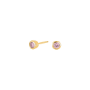 Vergoldete Silb Ohrstecker 3mm HILDANOR