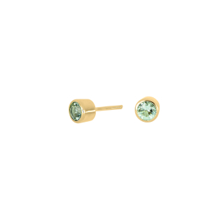 Vergoldete Silb Ohrstecker 4mm HILDANOR