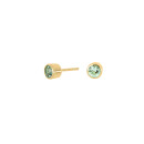 Vergoldete Silb Ohrstecker 4mm HILDANOR