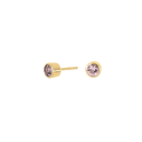Vergoldete Silb Ohrstecker 4mm HILDANOR