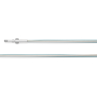 Edelvisstahl-Reif 5-reihig, hellblau, 0,5mm, 45cm