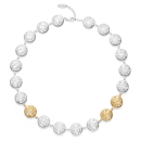 925/- Collier "50 Years", Teil vg. Kratzm, 43+3cm