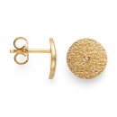 925/- Ohrstecker, vg. spezialtexturiert, 0,01ct