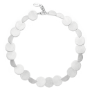 925/- Collier Kratzmatt, 45cm + 3cm