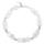 925/- Collier, rho. Kratzmatt, 45cm + 3cm