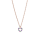 Rosevergold Sil Halsk FANANOR 5mm 42+3cm