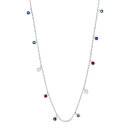 Rhd. Silber Halskette GIANOR 3mm 42+3cm