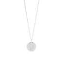 Rhod. Silber Halskette ELLANOR 14mm U, 42+3cm