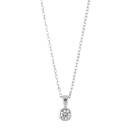 Rhd. Silber Halskette 4mm HANNANOR