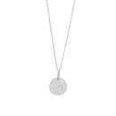 Rhod. Silber Halskette ESTELNOR 12mm Steinbock