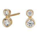 8kt. Goldohrringe m/cz