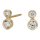 8kt. Goldohrringe m/cz