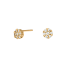 8kt. Goldohrringe m/cz