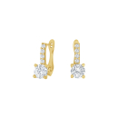 8kt. Goldohrringe m/cz