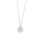Rhod. Silber Halskette ESTELNOR 12mm Wassermann