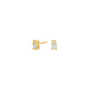 8kt. Goldohrringe m/cz