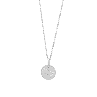 Rhod. Silber Halskette ESTELNOR 12mm Zwillinge