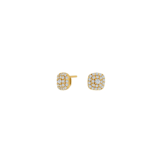 8kt. Goldohrringe mit cz