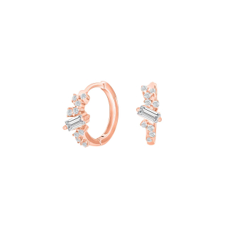 Rosévergold Silber Ohrring KAISANOR