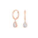 Rosévergold Silber Ohrring JOKINOR