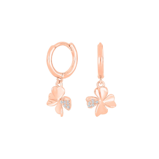 Rosévergold Silber Ohrring JOLINNOR