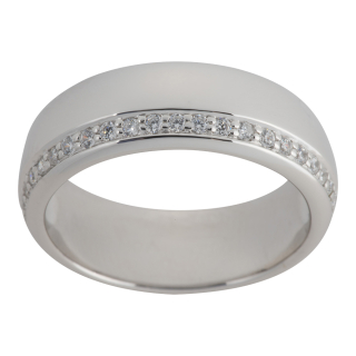 Silber Ring mit Zirkonia Gr.54
