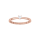 Rosévergoldeter Silber Ring 3mm HEGENOR Gr.60
