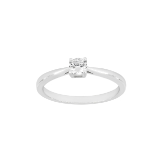 Rhodinierter Silber Ring 4mm HEGENOR Gr.50