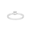 Rhodinierter Silber Ring 4mm HEGENOR Gr.52