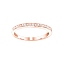 Rosévergoldeter Ring ADINANOR Gr.60