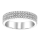 Rhodinierte Silberring 925 ADINANOR Gr.50