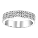 Rhodinierte Silberring 925 ADINANOR Gr.58