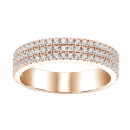 Rosévergoldt ring ADINANOR Gr.48