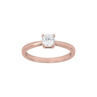 Rosévergoldeter Silber Ring 5mm HEGENOR Gr.58