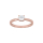 Rosévergoldeter Silber Ring 5mm HEGENOR Gr.58
