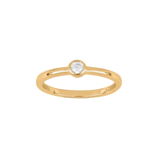 Vergoldeter Silber Ring 3mm HANNANOR Gr.50