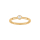 Vergoldeter Silber Ring 3mm HANNANOR Gr.50