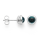 925/- Ohrstecker Poliert, Topas London Blue 1,45