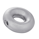 Rhod. Silber System-Verschlüsse "donut"...