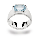 925/- Ring Blau Topas 3,60ct