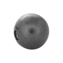 Schwarz Rhod. Silber Kugel System-Verschlüsse matt