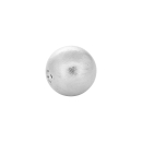 Rhod. Silber Kugel System-Verschlüsse matt 18mm