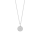 Rhod. Silber HalsketteESTELNOR 12mm Waage