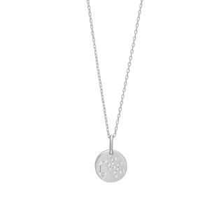 Rhod. Silber Halskette ESTELNOR 12mm Schütze